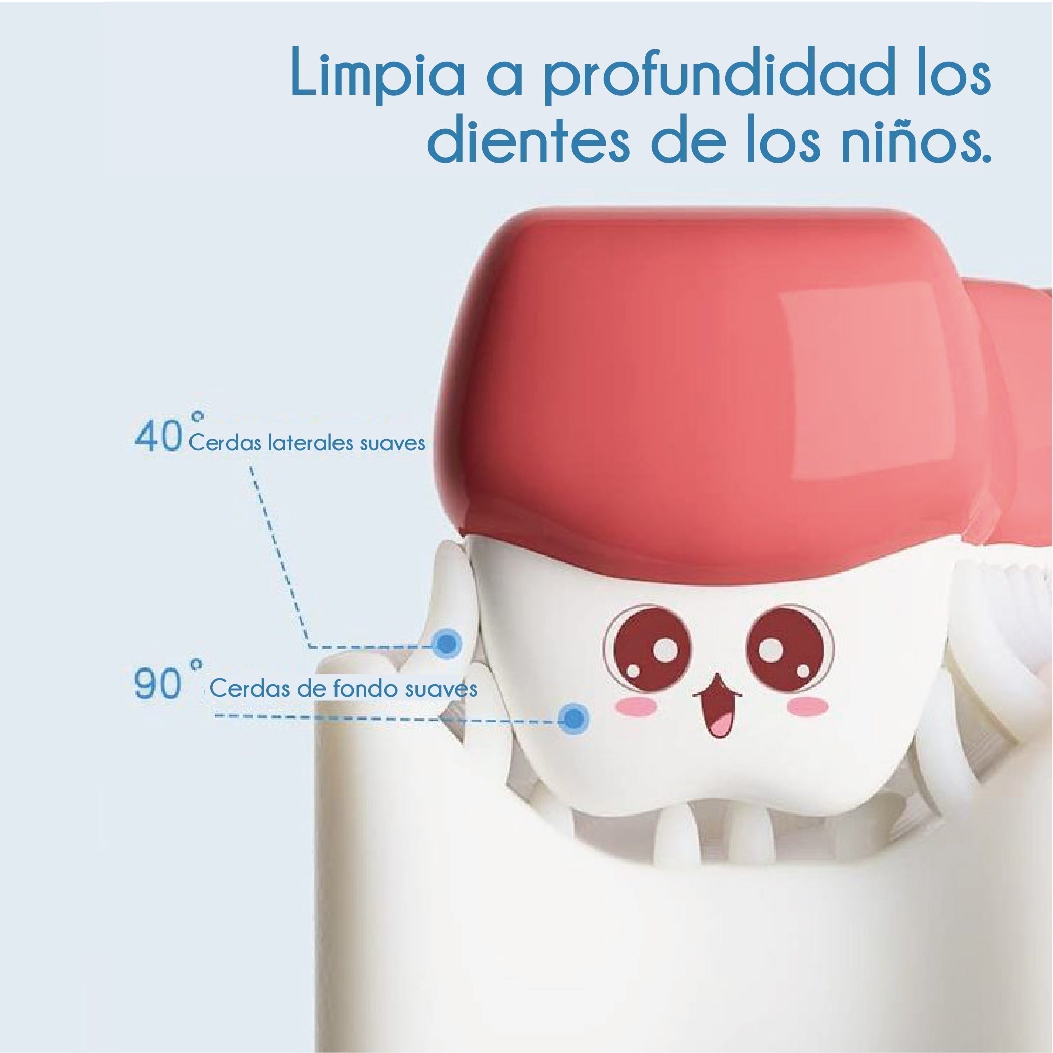 Cepillo de dientes en forma de U para niños (Lleva 1 y obtén 1 de regalo)