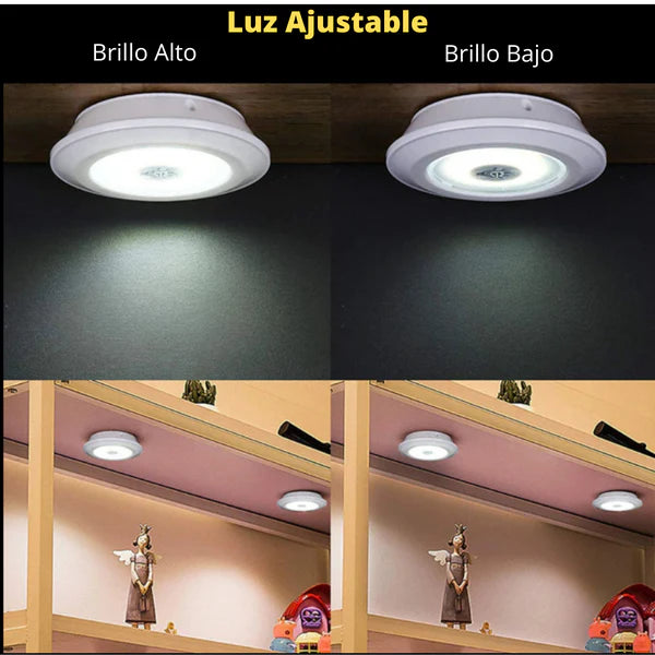 SET LUZ LED - CONTROL REMOTO INALÁMBRICO (3 LUCES LED + CONTROL REMOTO)