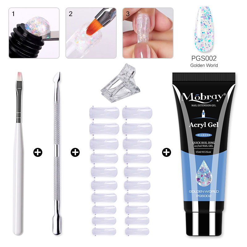 BeautyDiamond® - Kit de Polygel para Uñas